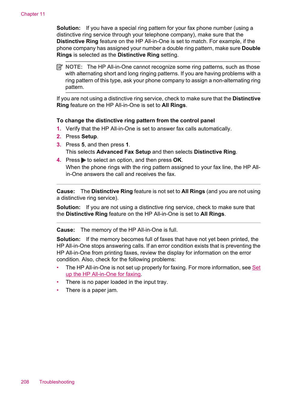 HP Officejet J5740 All-in-One Printer User Manual | Page 210 / 296