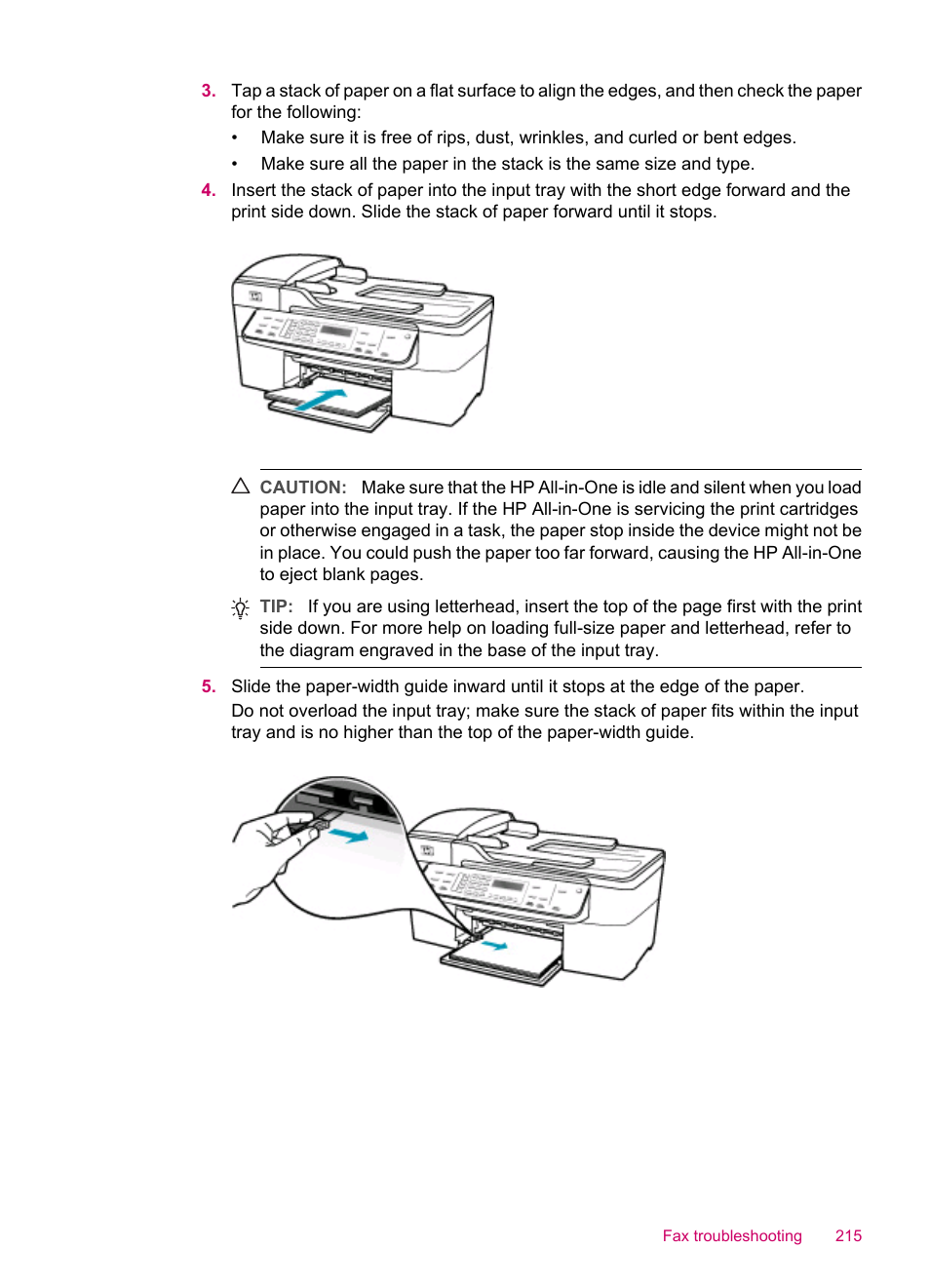 HP Officejet J5740 All-in-One Printer User Manual | Page 217 / 296