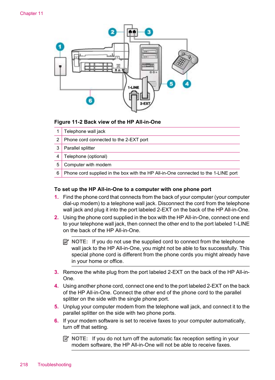 HP Officejet J5740 All-in-One Printer User Manual | Page 220 / 296