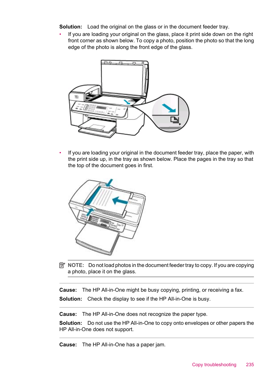 HP Officejet J5740 All-in-One Printer User Manual | Page 237 / 296