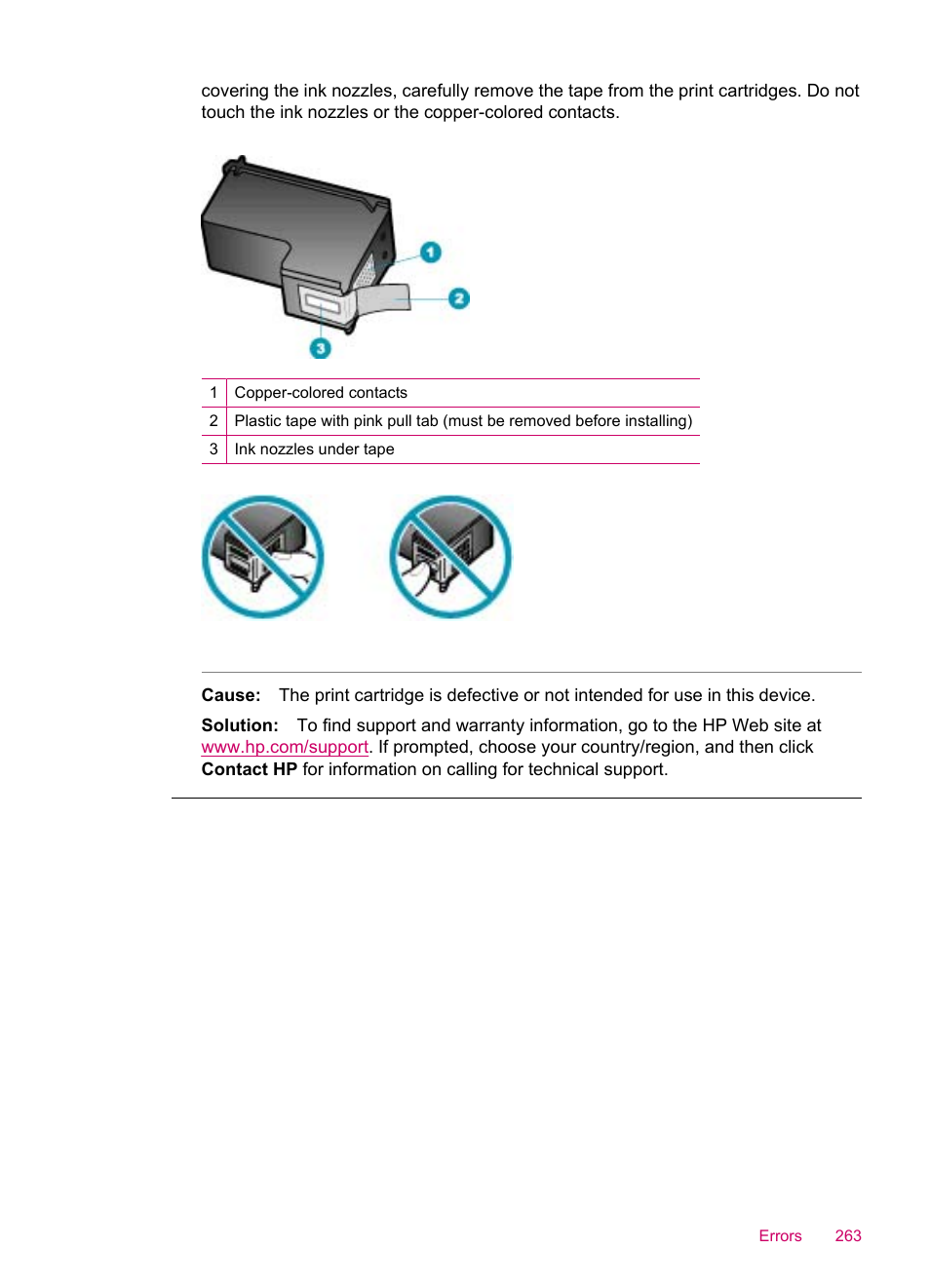 HP Officejet J5740 All-in-One Printer User Manual | Page 265 / 296