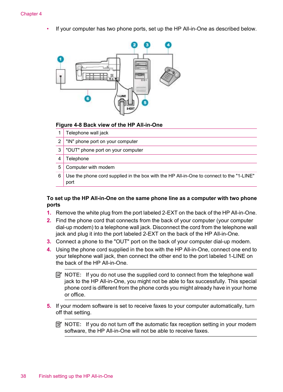 HP Officejet J5740 All-in-One Printer User Manual | Page 40 / 296