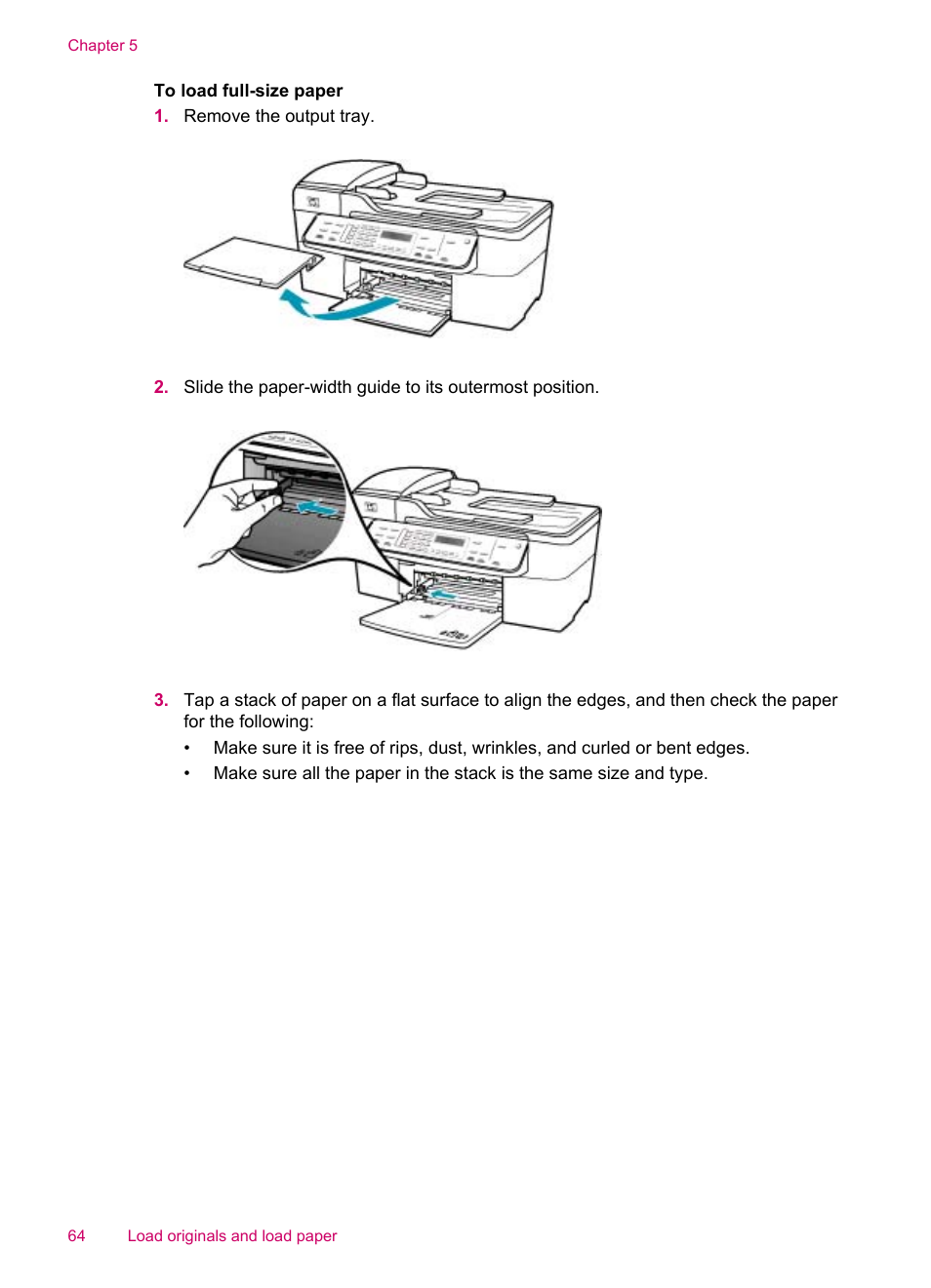 HP Officejet J5740 All-in-One Printer User Manual | Page 66 / 296