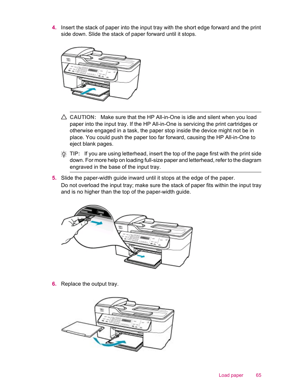 HP Officejet J5740 All-in-One Printer User Manual | Page 67 / 296