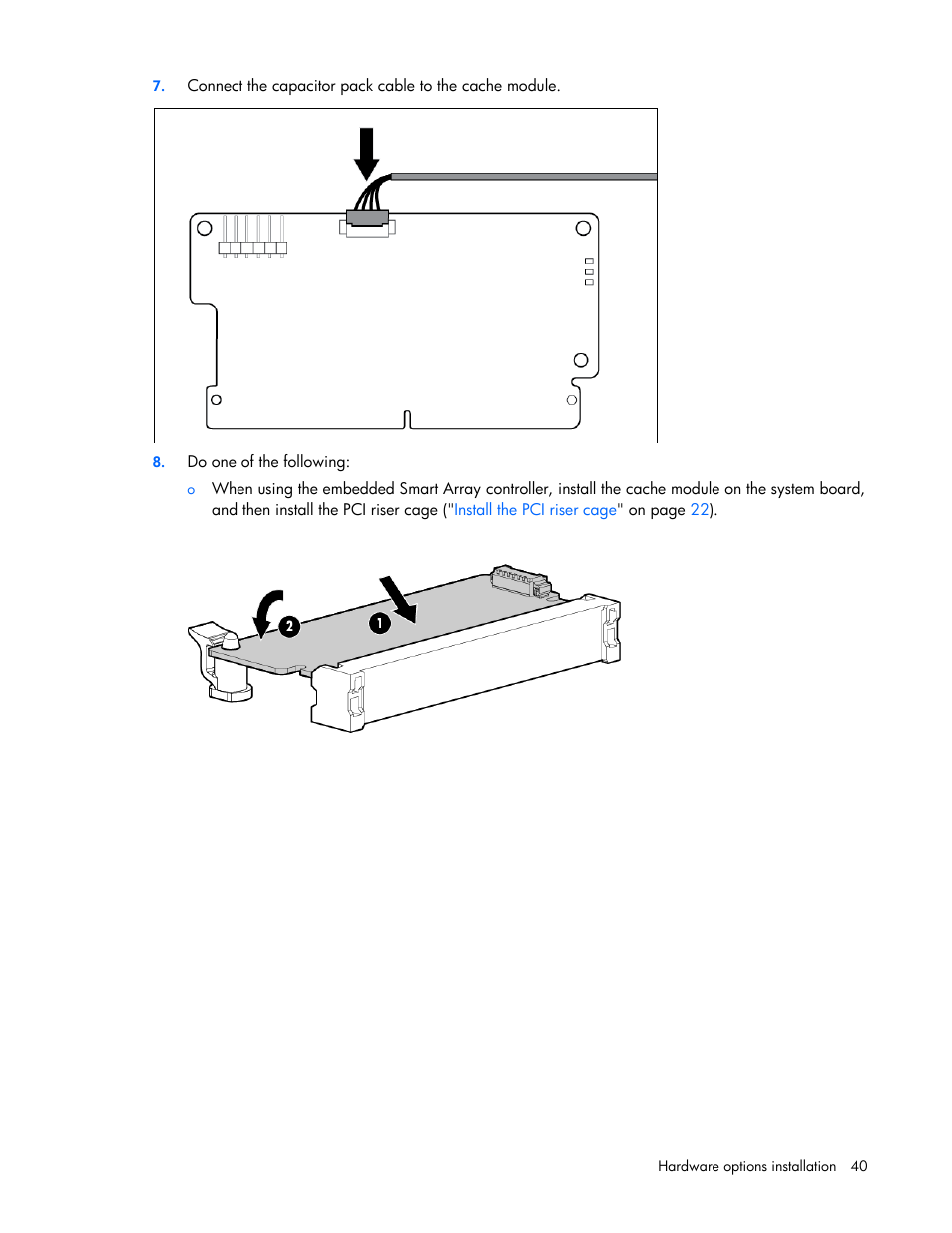 HP ProLiant DL160 Gen8 Server User Manual | Page 40 / 109