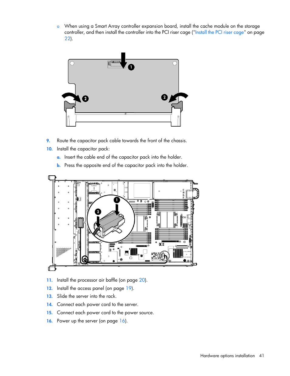 HP ProLiant DL160 Gen8 Server User Manual | Page 41 / 109