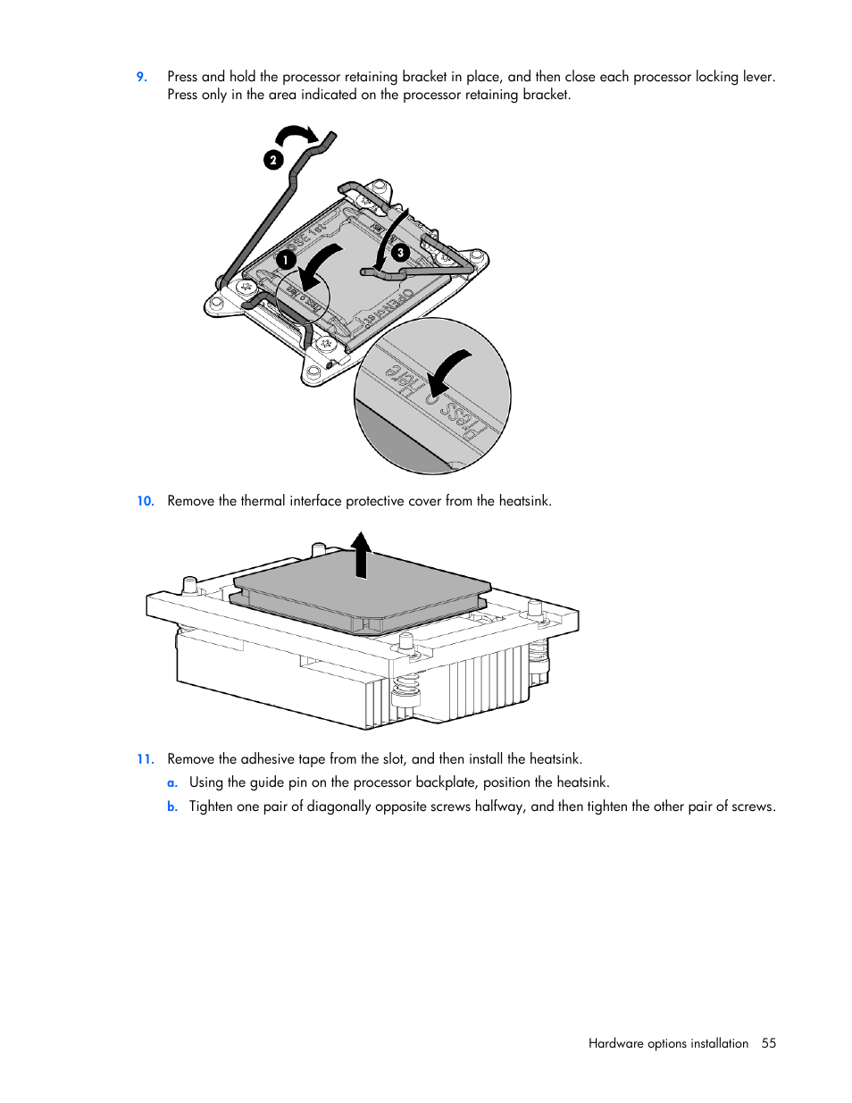 HP ProLiant DL160 Gen8 Server User Manual | Page 55 / 109