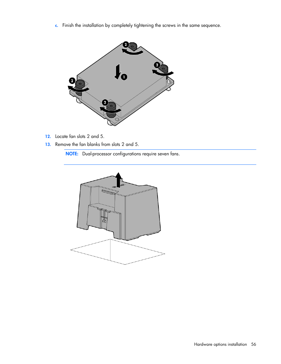 HP ProLiant DL160 Gen8 Server User Manual | Page 56 / 109