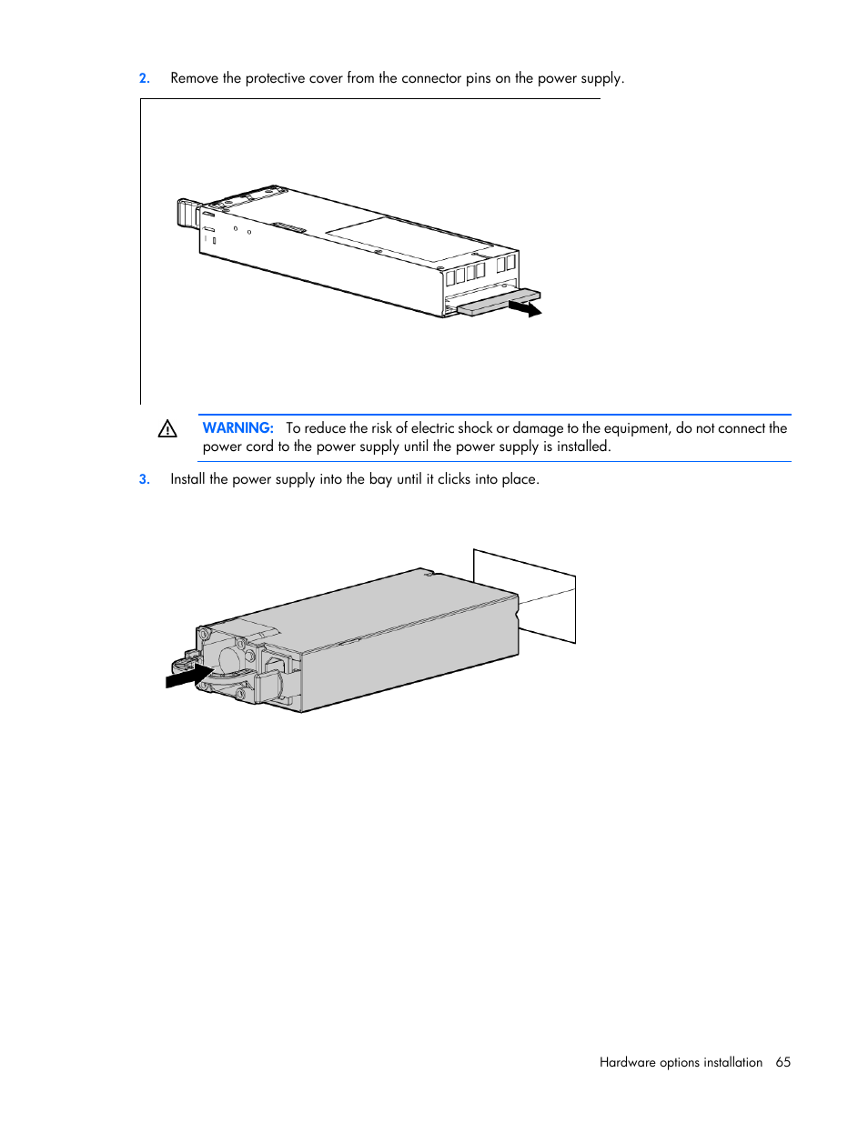 HP ProLiant DL160 Gen8 Server User Manual | Page 65 / 109