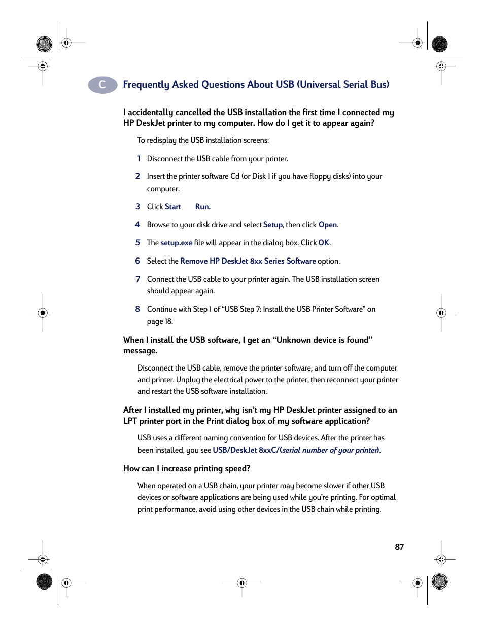 HP Deskjet 832c Printer User Manual | Page 95 / 118