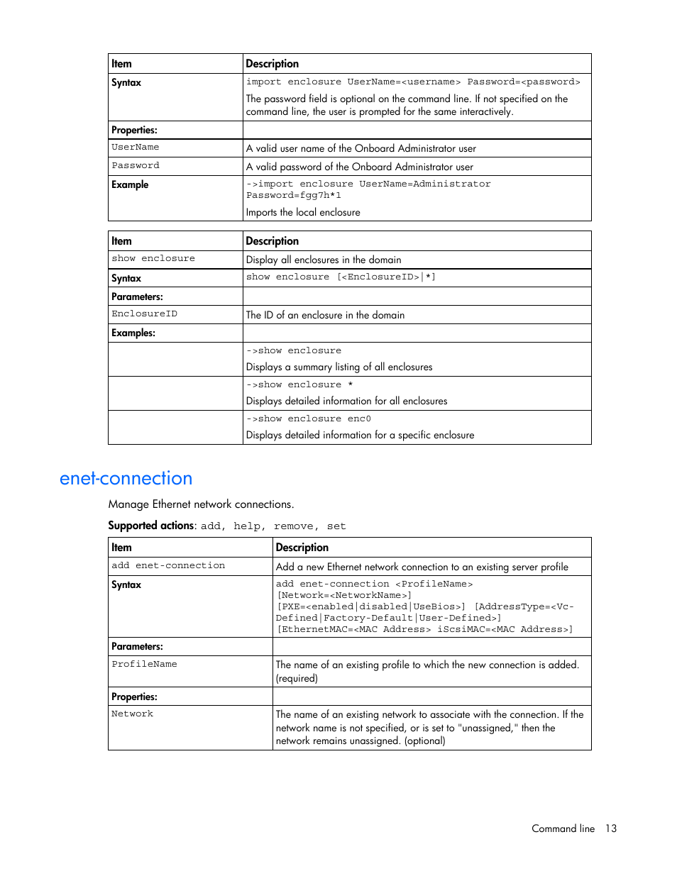 Enet-connection | HP Virtual Connect 1.10Gb-F Ethernet Module for c-Class BladeSystem User Manual | Page 13 / 57