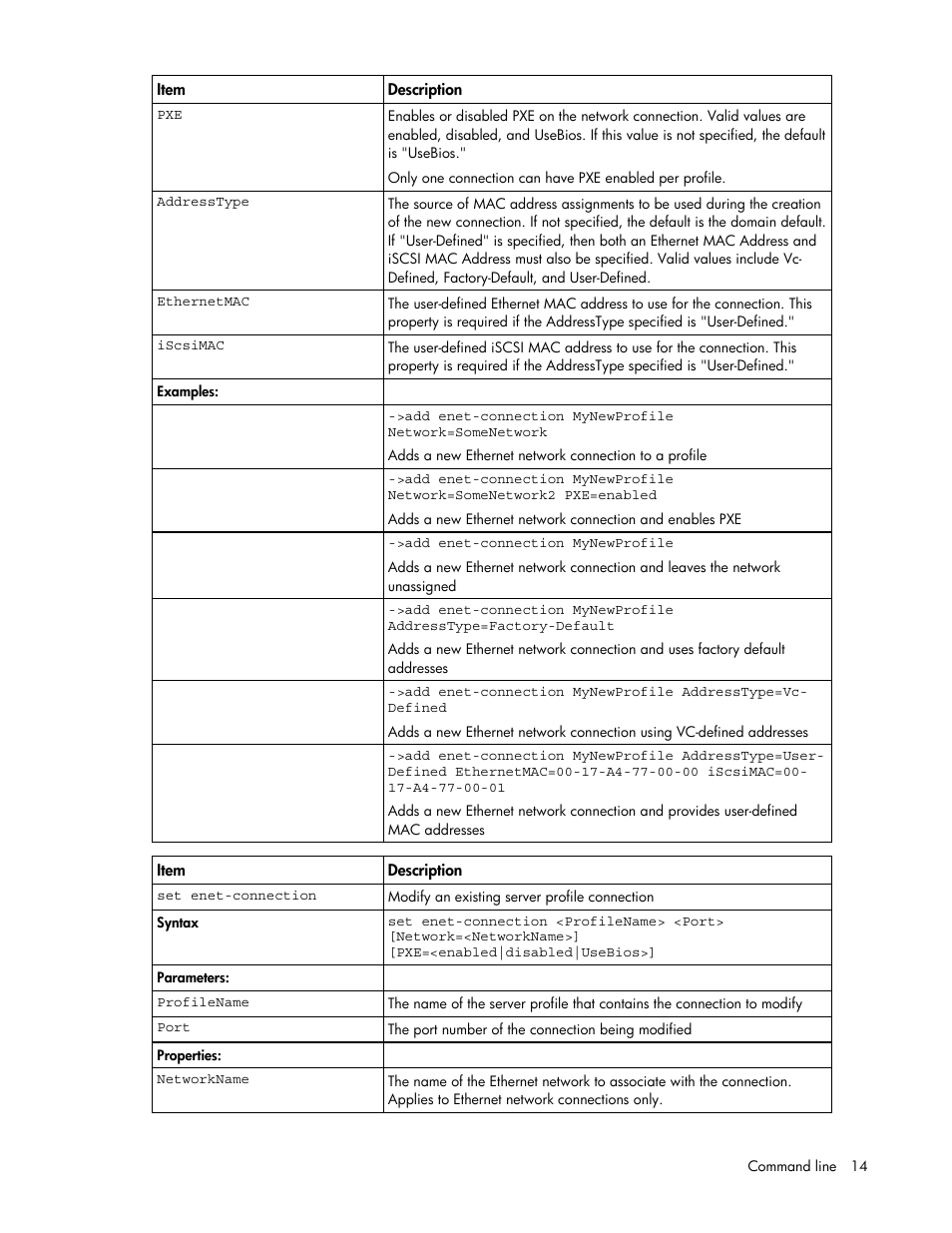 HP Virtual Connect 1.10Gb-F Ethernet Module for c-Class BladeSystem User Manual | Page 14 / 57