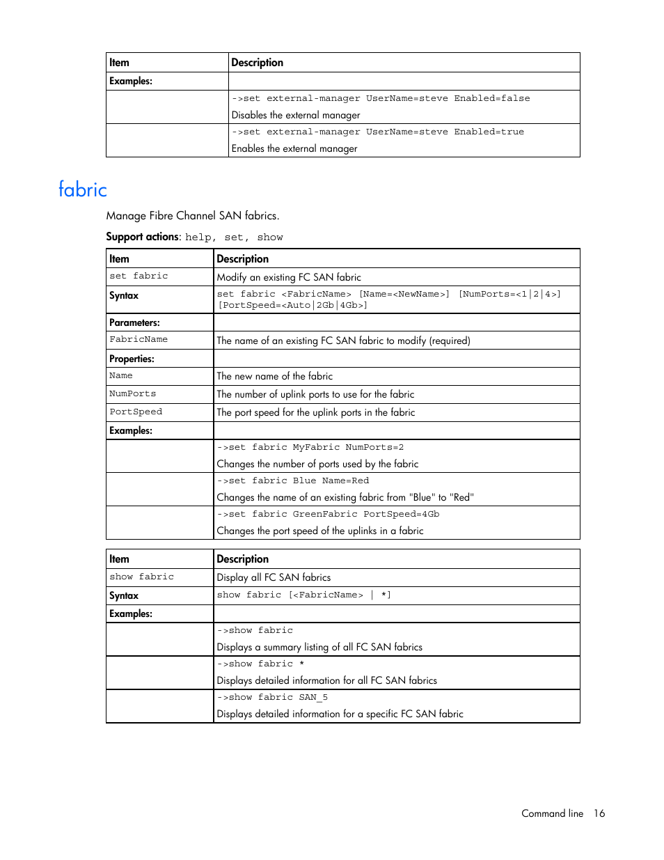 Fabric | HP Virtual Connect 1.10Gb-F Ethernet Module for c-Class BladeSystem User Manual | Page 16 / 57