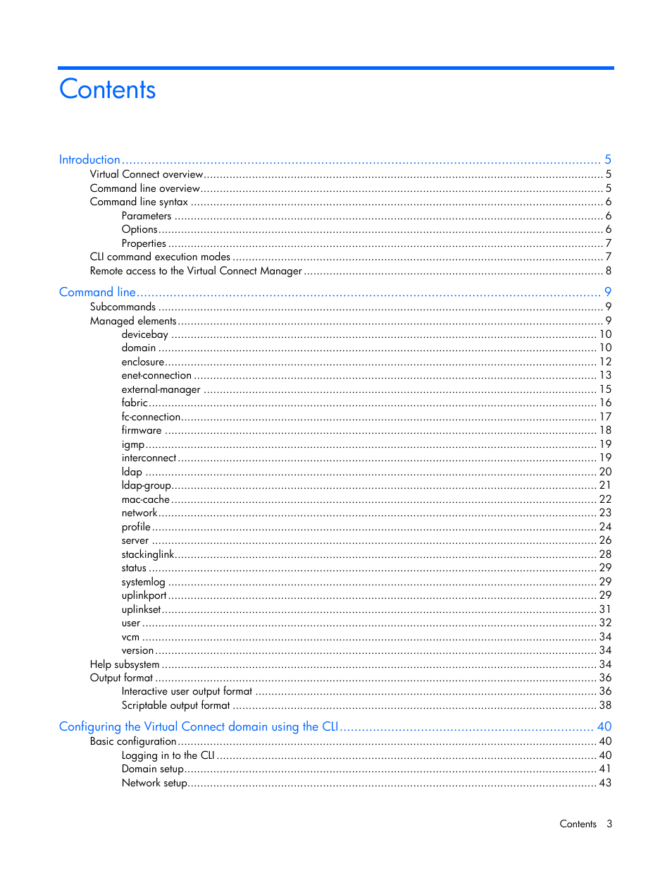 HP Virtual Connect 1.10Gb-F Ethernet Module for c-Class BladeSystem User Manual | Page 3 / 57