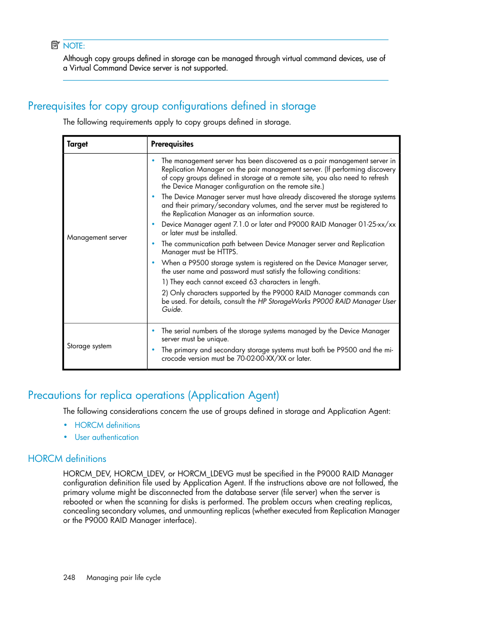 HP XP P9000 Command View Advanced Edition Software User Manual | Page 248 / 478