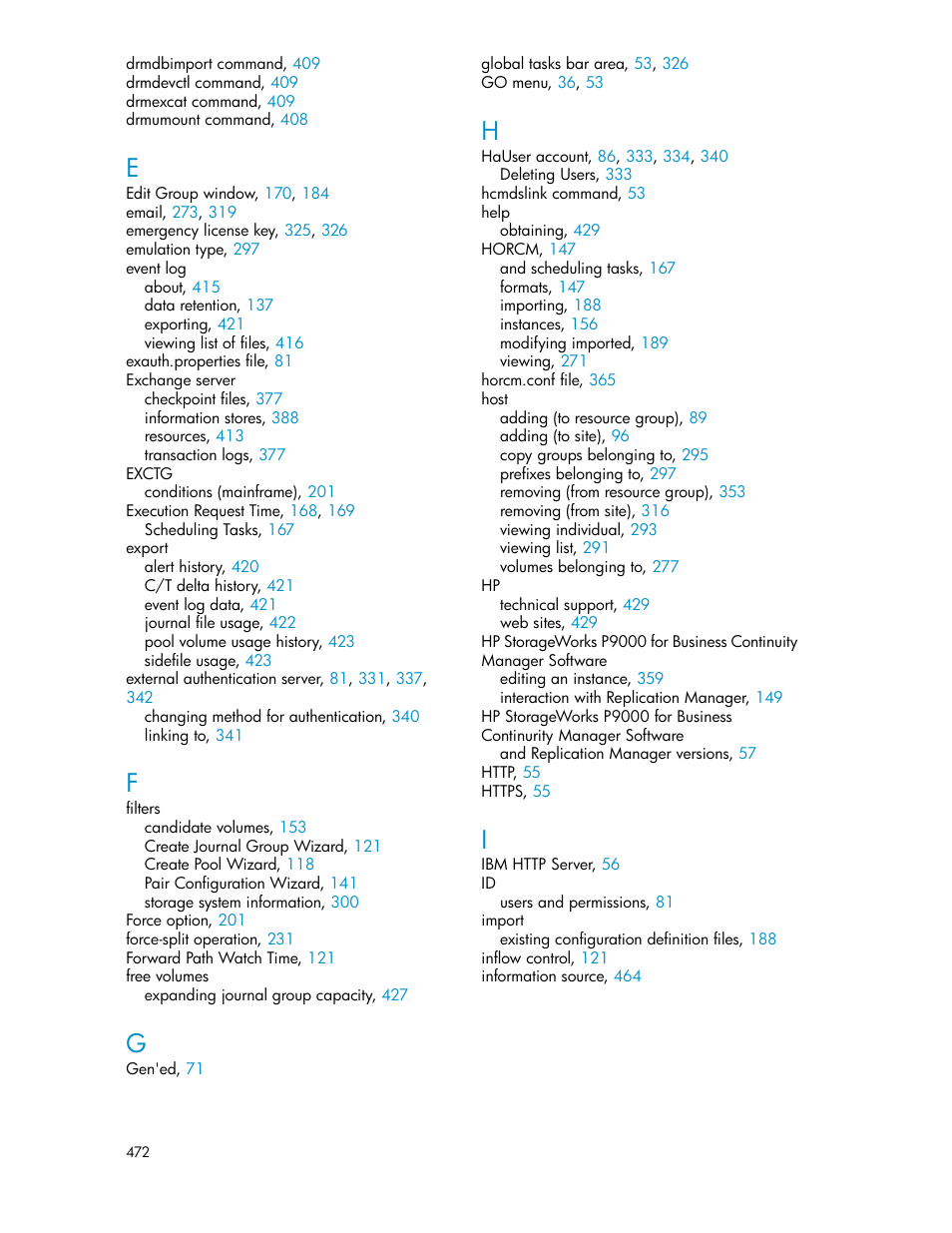 HP XP P9000 Command View Advanced Edition Software User Manual | Page 472 / 478