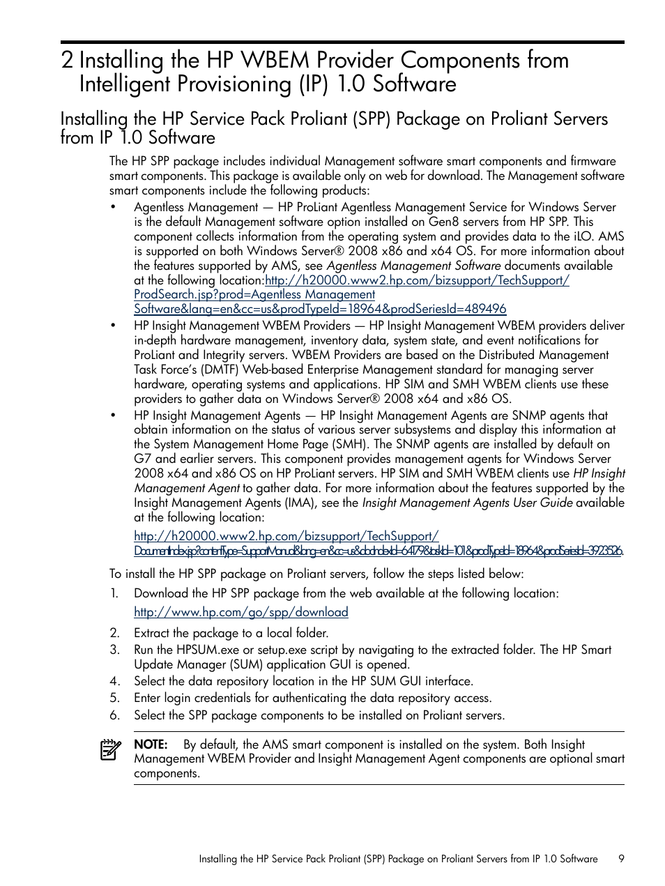 HP Insight Management WBEM Providers User Manual | Page 9 / 38