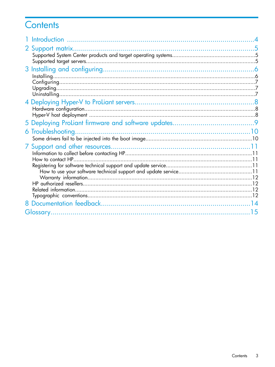 HP OneView for Microsoft System Center User Manual | Page 3 / 15