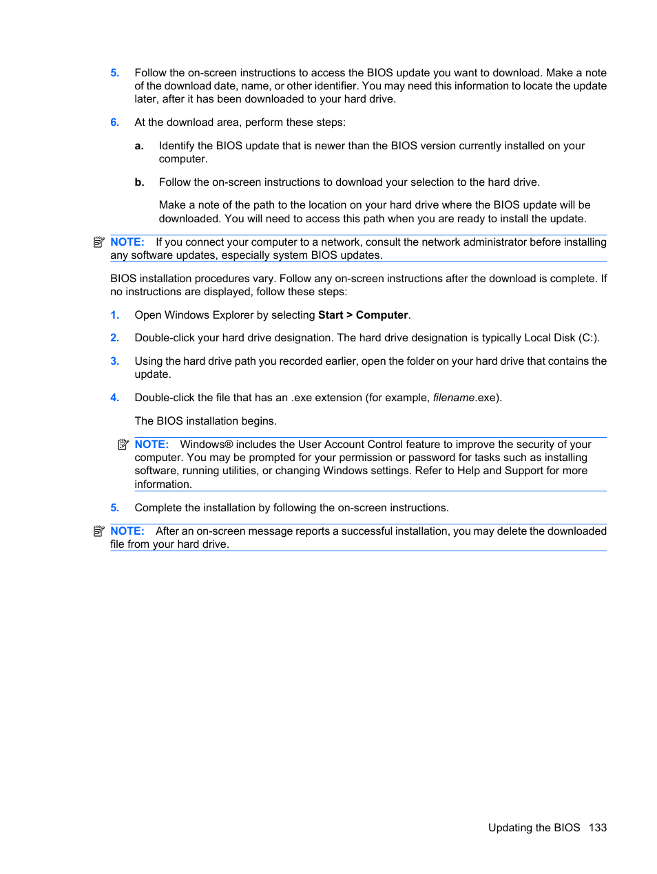 HP ProBook 6555b Notebook-PC User Manual | Page 143 / 176