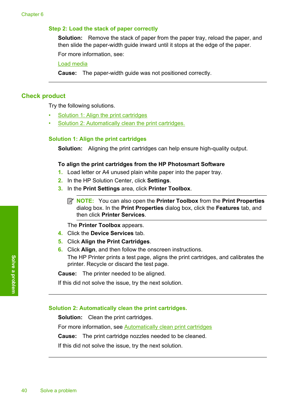 Check product | HP Deskjet D1668 Printer User Manual | Page 42 / 60