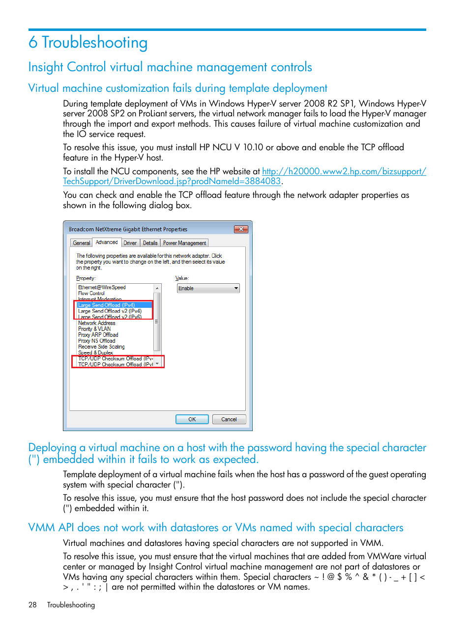 6 troubleshooting | HP Insight Control Software for Linux User Manual | Page 28 / 59