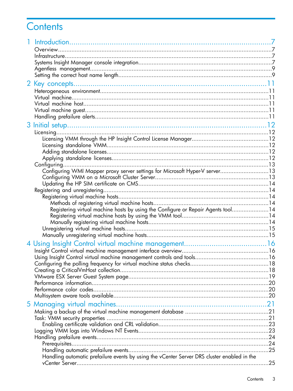 HP Insight Control Software for Linux User Manual | Page 3 / 59