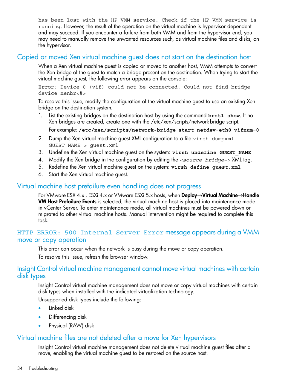 HP Insight Control Software for Linux User Manual | Page 34 / 59
