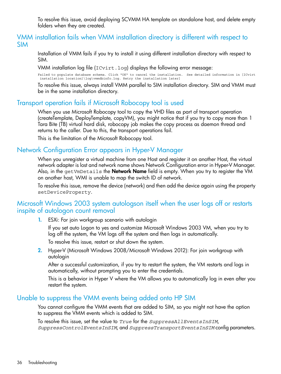 HP Insight Control Software for Linux User Manual | Page 36 / 59