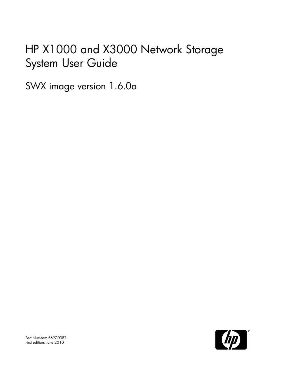 HP X1000 Network Storage Systems User Manual | 146 pages