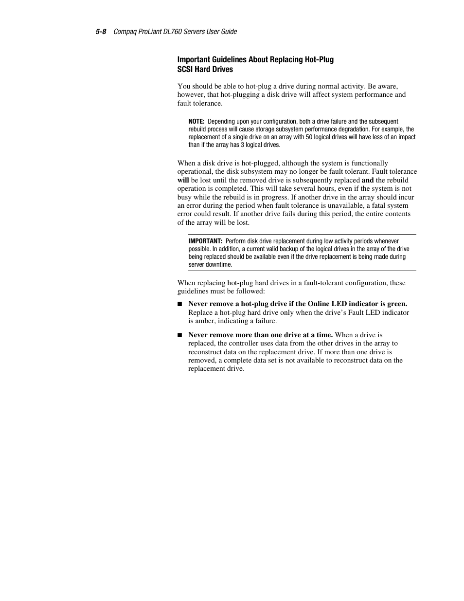 HP ProLiant DL760 Server User Manual | Page 111 / 229