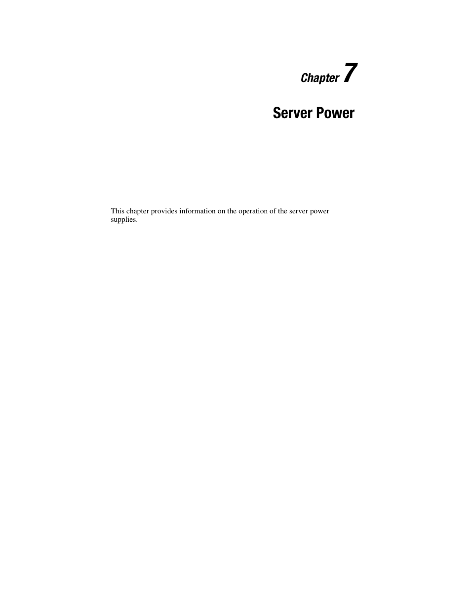 Chapter 7: server power, Chapter 7, Server power | HP ProLiant DL760 Server User Manual | Page 140 / 229