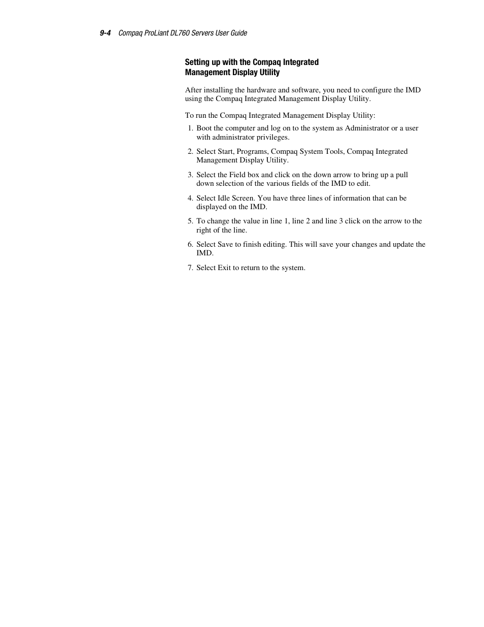 HP ProLiant DL760 Server User Manual | Page 164 / 229