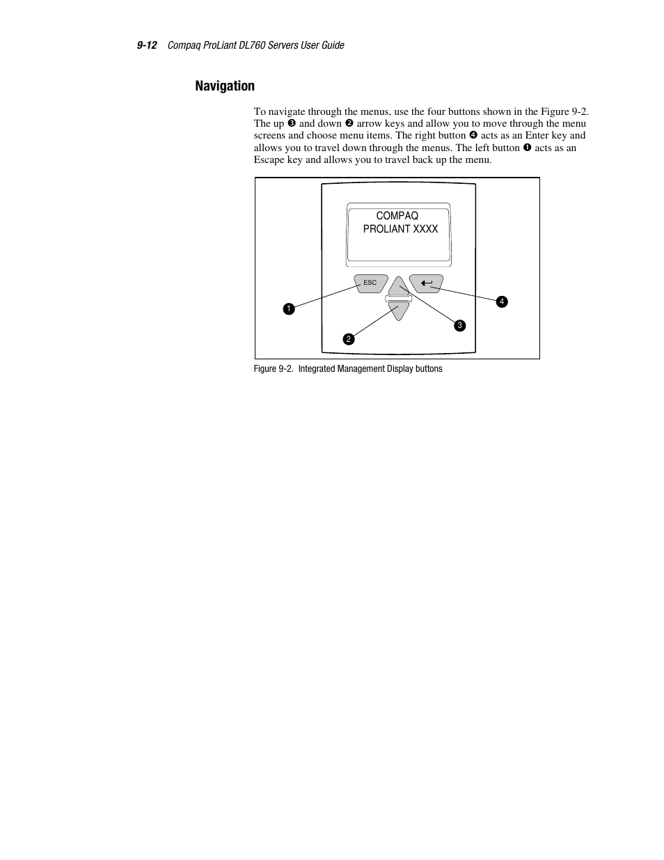 Navigation, Navigation -12 | HP ProLiant DL760 Server User Manual | Page 172 / 229