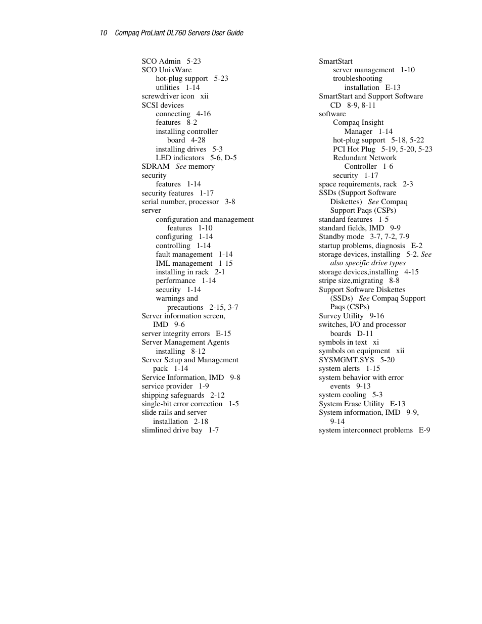 HP ProLiant DL760 Server User Manual | Page 227 / 229