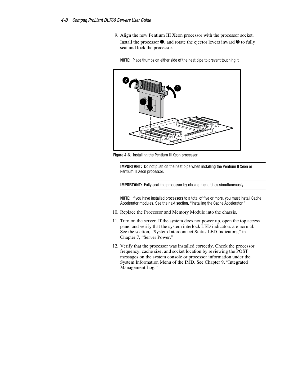 HP ProLiant DL760 Server User Manual | Page 82 / 229