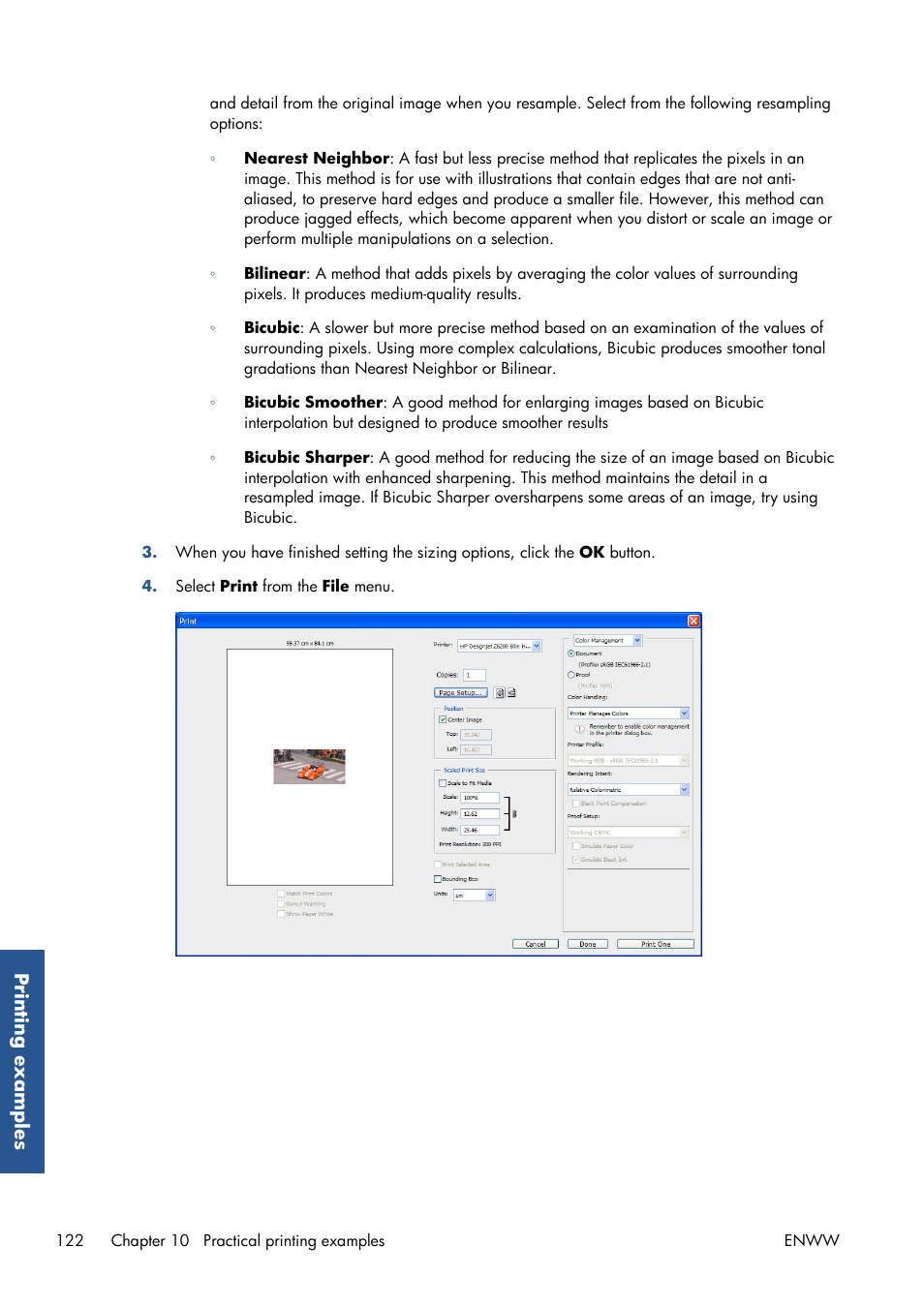 HP Designjet Z6200 Photo Printer User Manual | Page 130 / 220