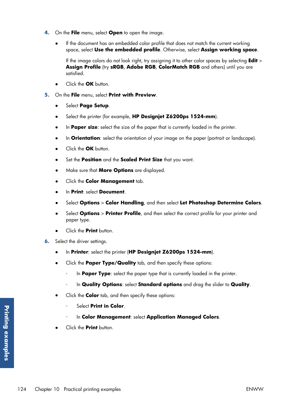 HP Designjet Z6200 Photo Printer User Manual | Page 132 / 220