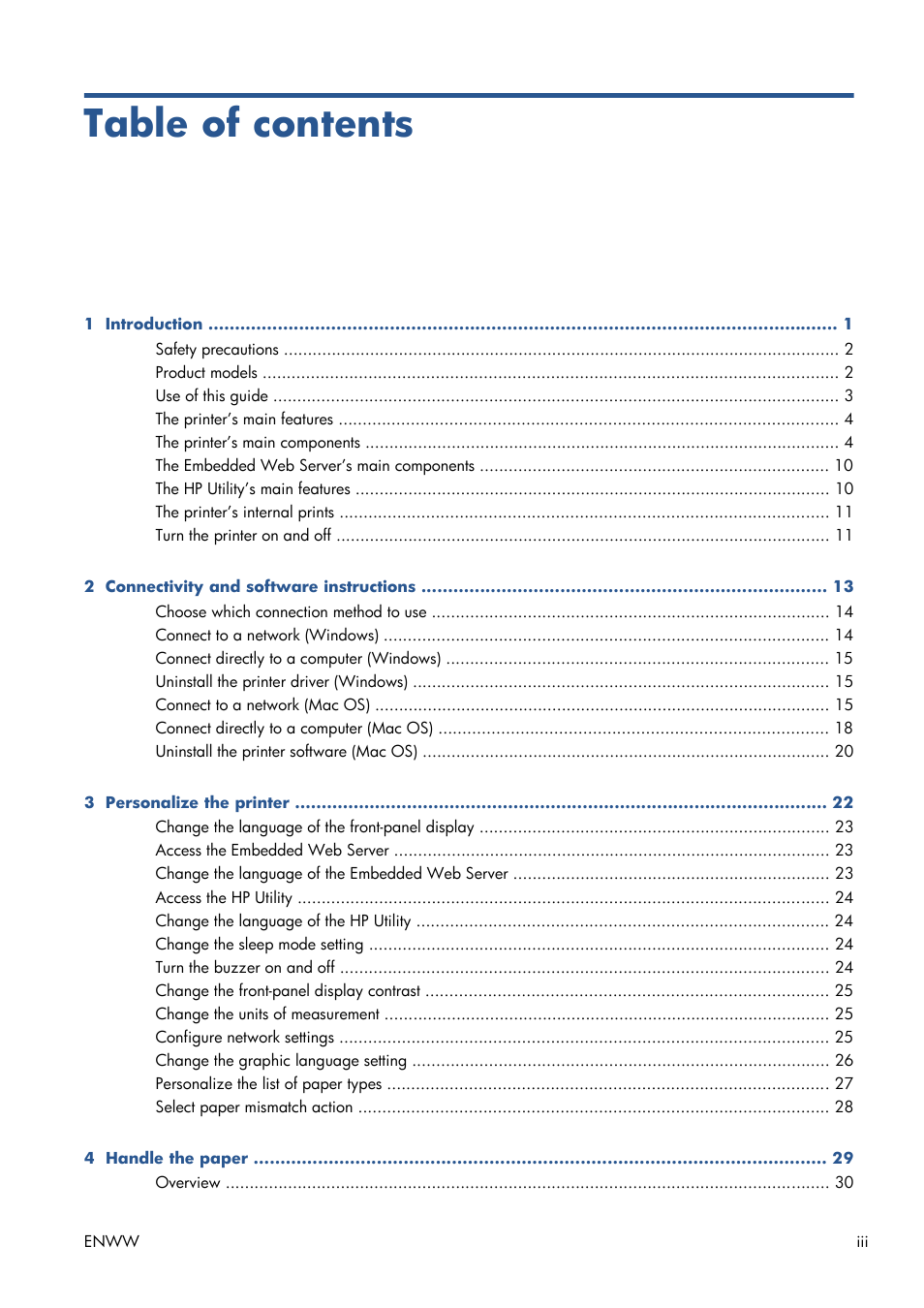 HP Designjet Z6200 Photo Printer User Manual | Page 3 / 220