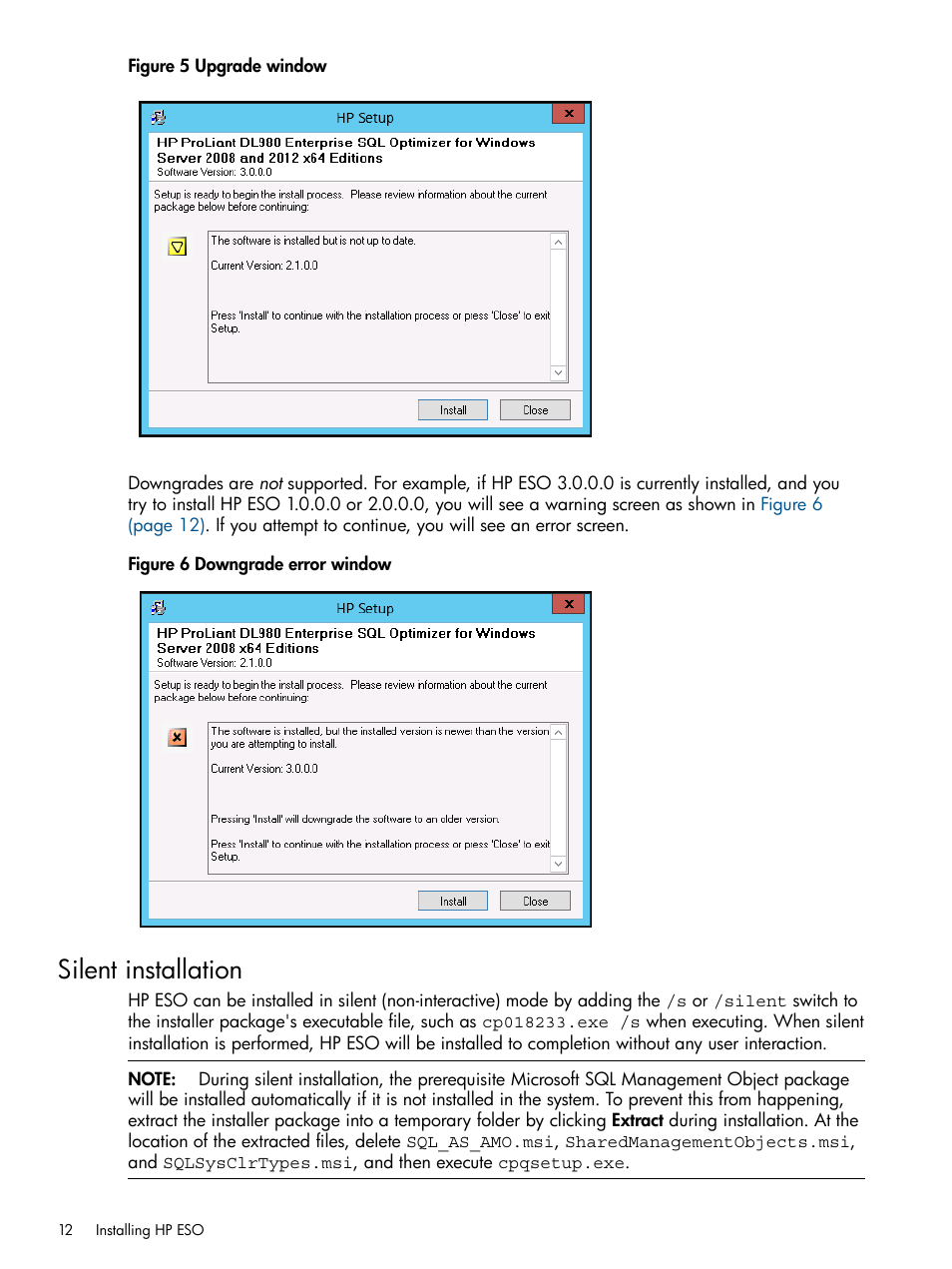 Silent installation | HP ProLiant DL980 G7 Server User Manual | Page 12 / 57