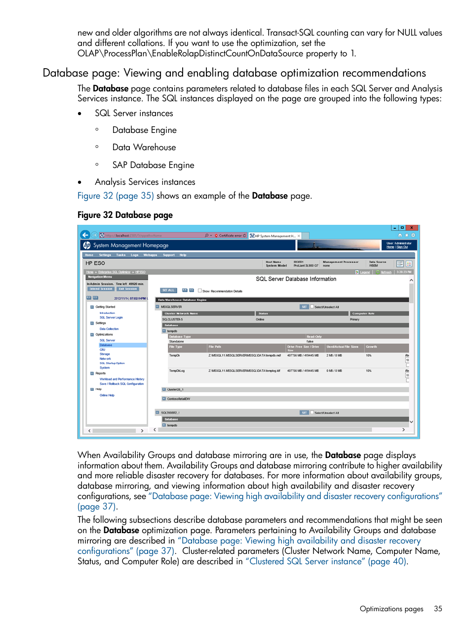 HP ProLiant DL980 G7 Server User Manual | Page 35 / 57