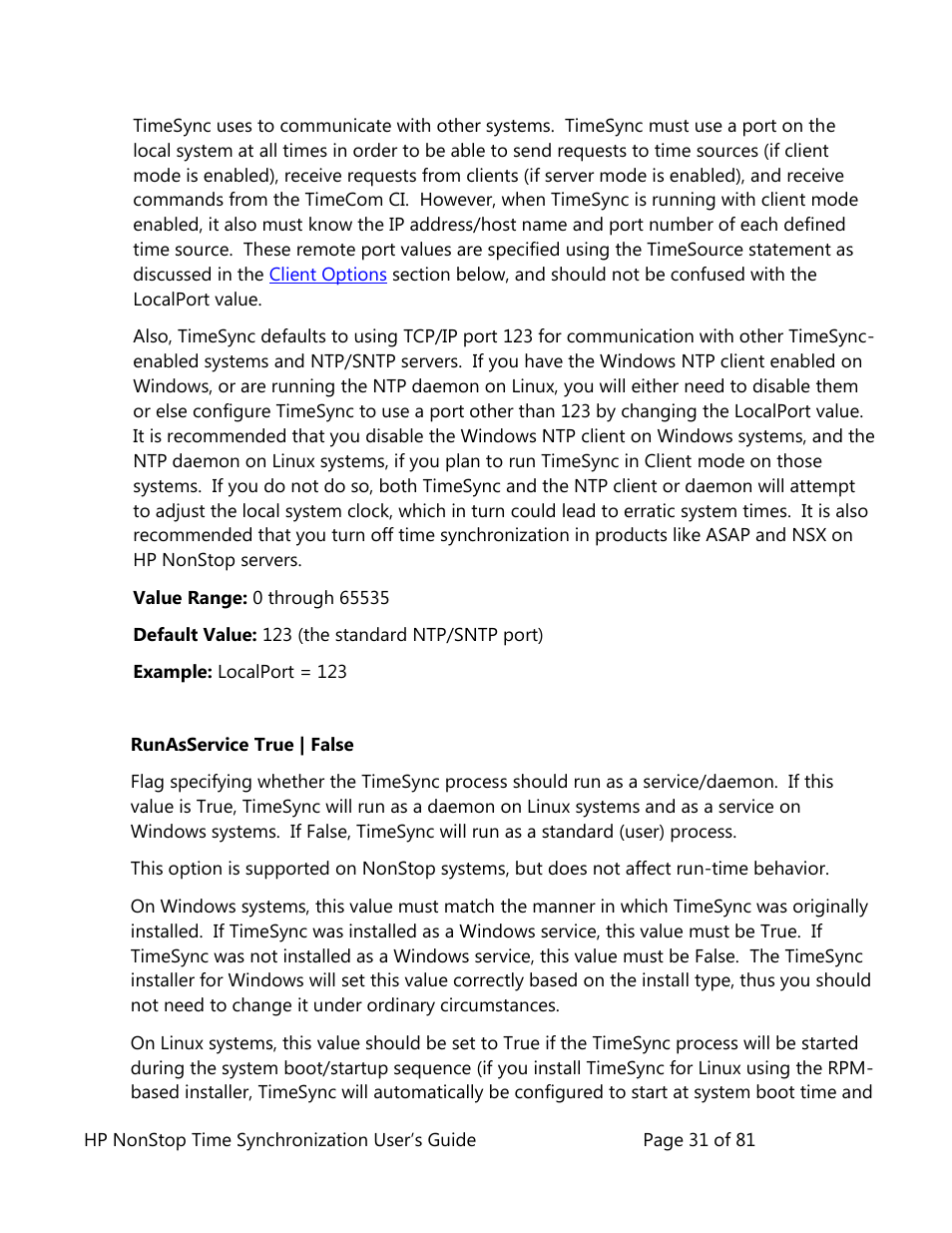 HP NonStop G-Series User Manual | Page 31 / 81