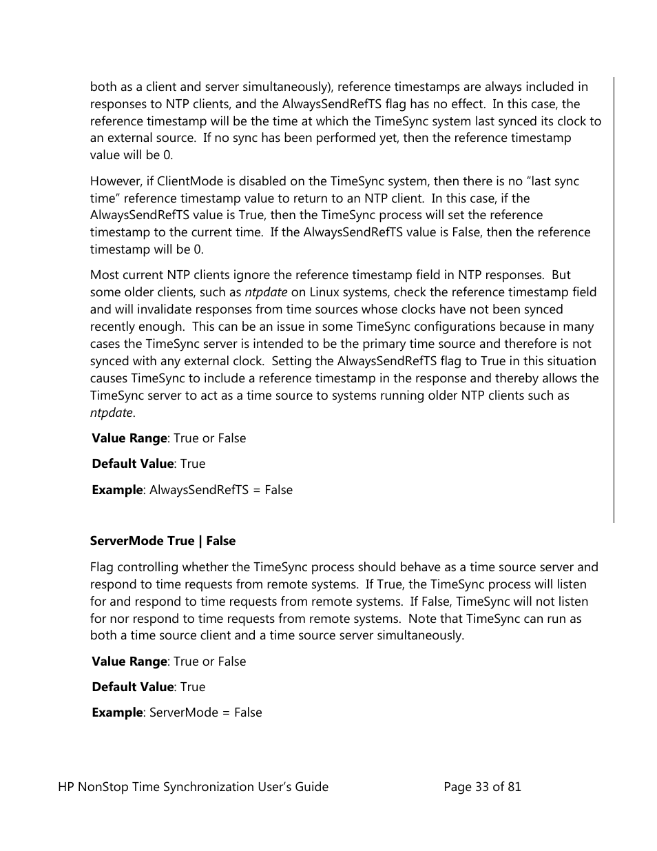 HP NonStop G-Series User Manual | Page 33 / 81