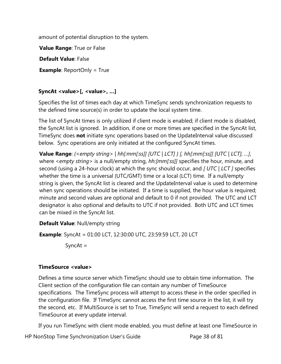 HP NonStop G-Series User Manual | Page 38 / 81