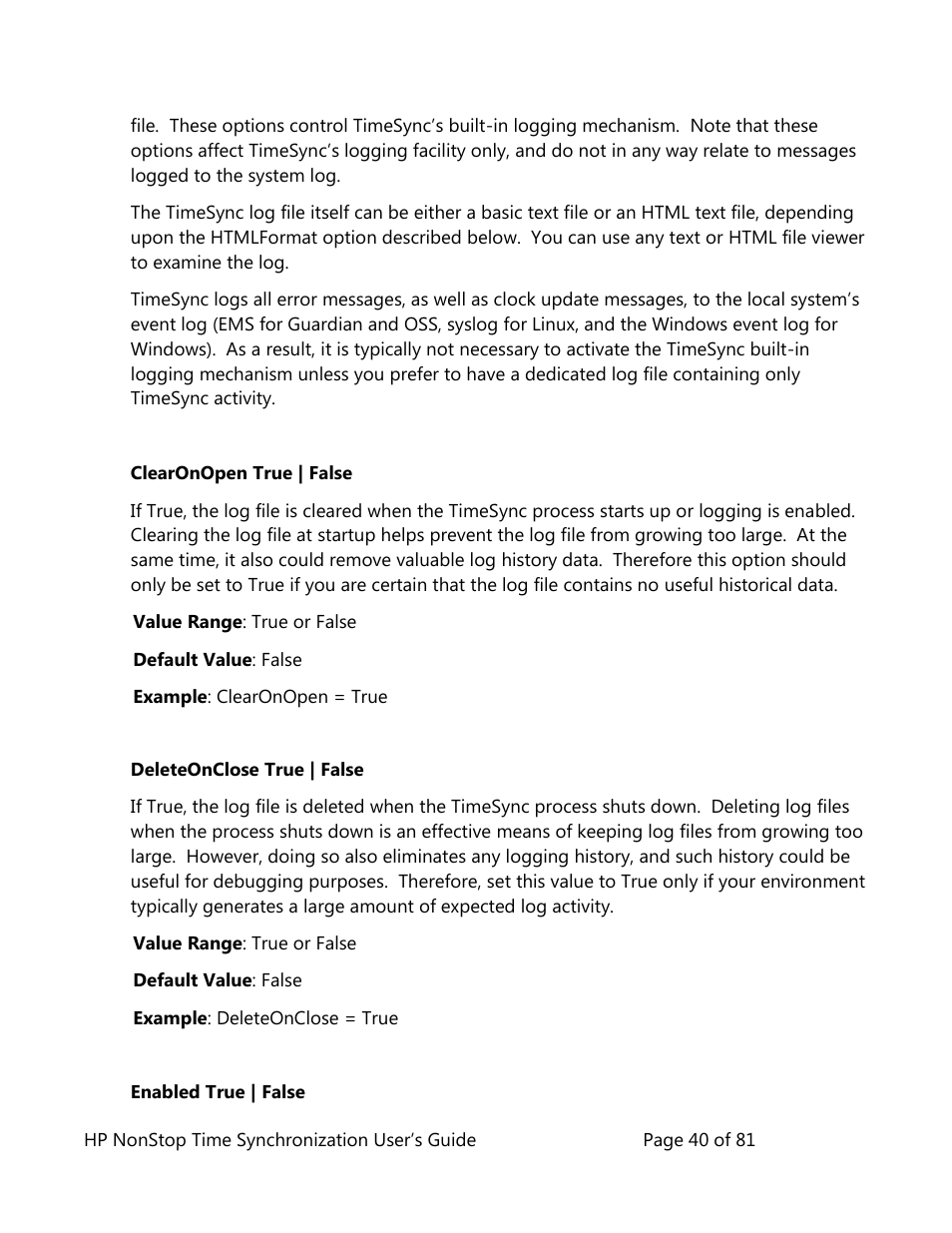 HP NonStop G-Series User Manual | Page 40 / 81