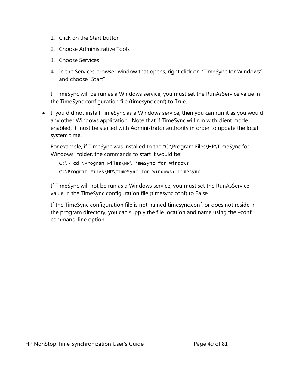 HP NonStop G-Series User Manual | Page 49 / 81