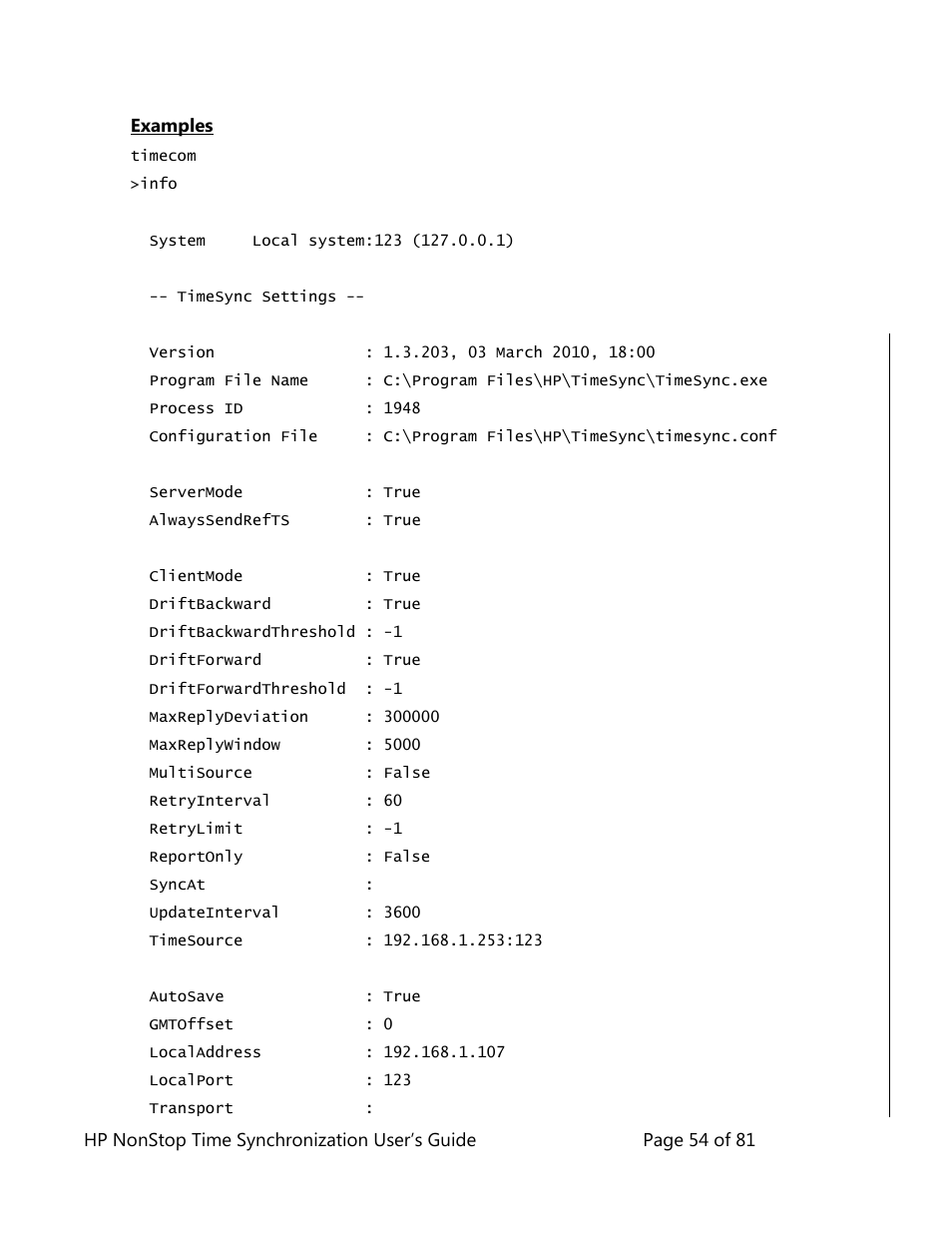 HP NonStop G-Series User Manual | Page 54 / 81