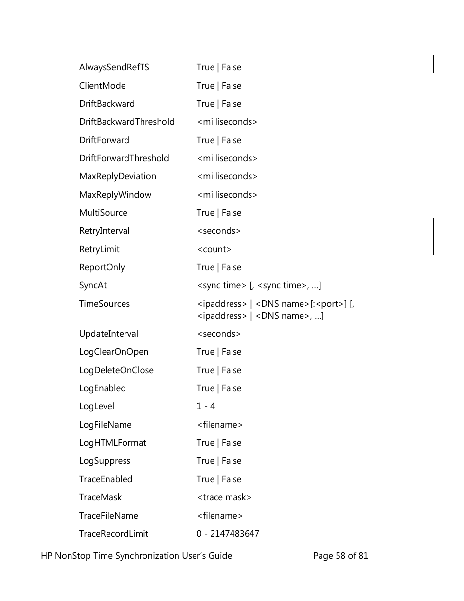 HP NonStop G-Series User Manual | Page 58 / 81