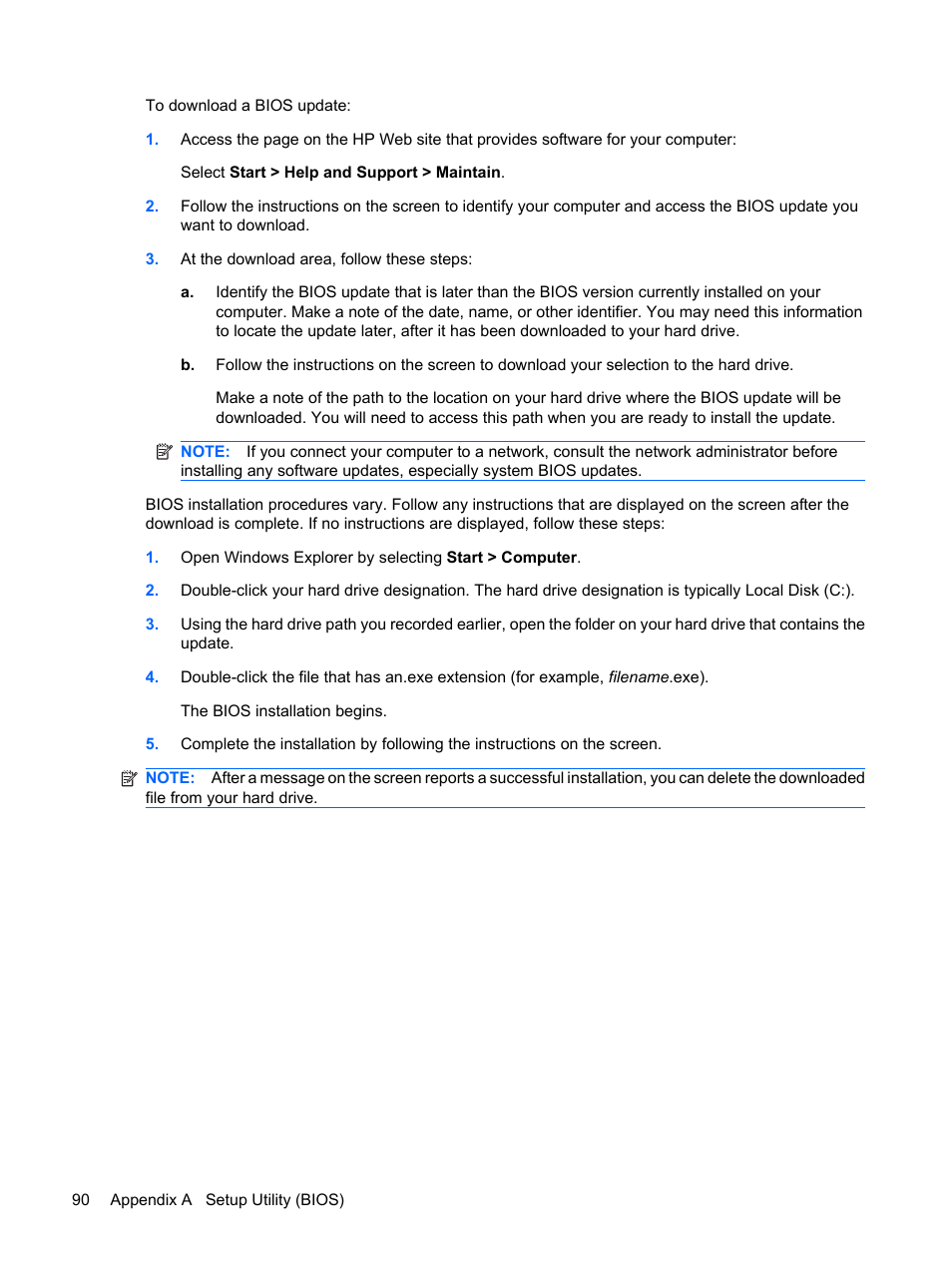 HP Envy 15-1002xx Notebook PC User Manual | Page 100 / 112