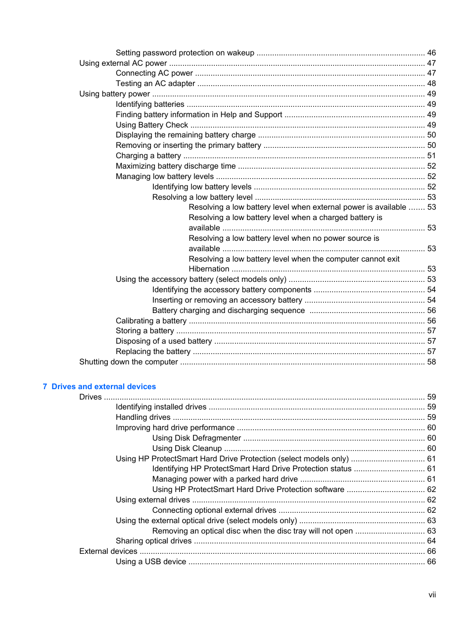 HP Envy 15-1002xx Notebook PC User Manual | Page 7 / 112