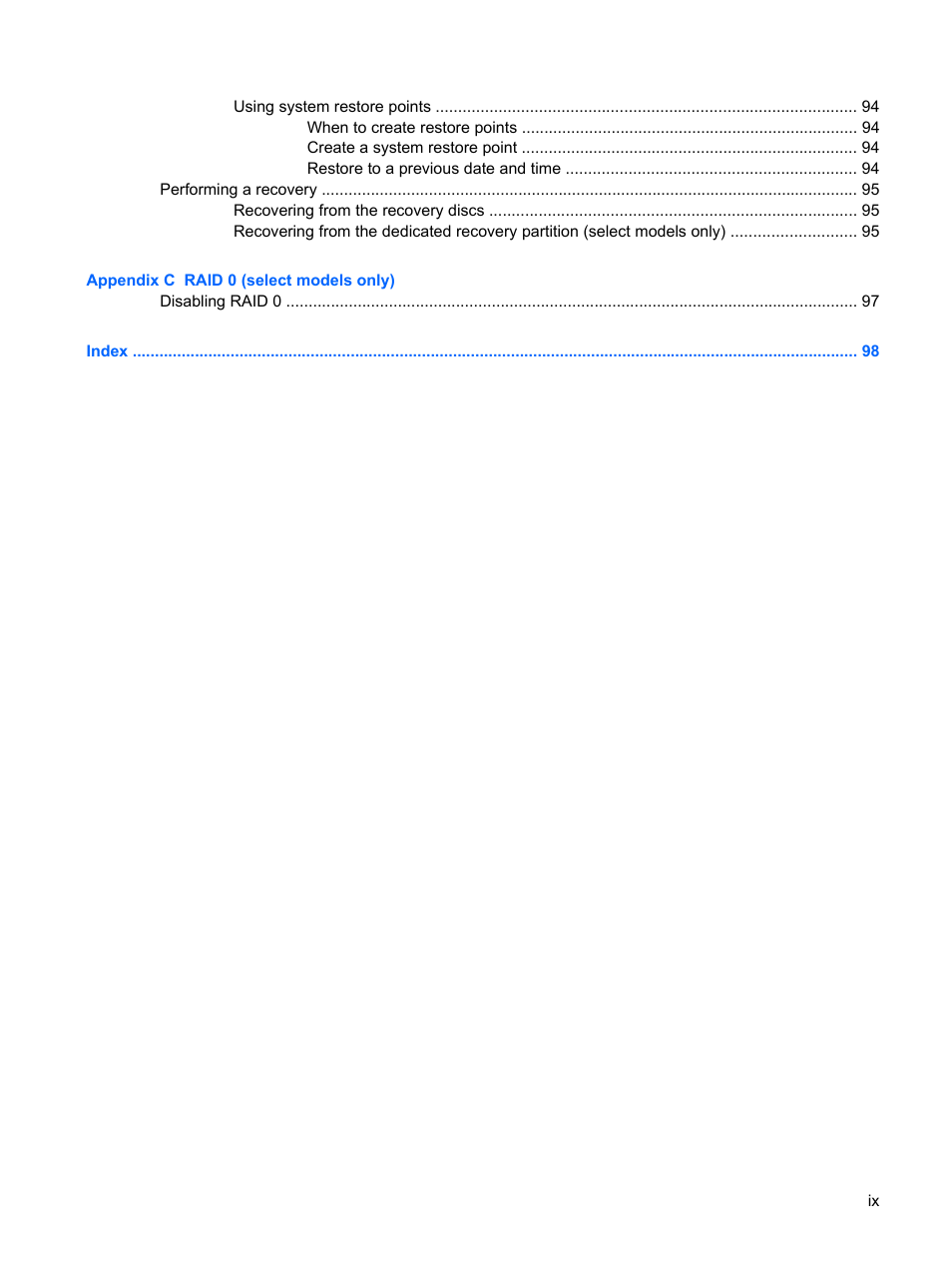 HP Envy 15-1002xx Notebook PC User Manual | Page 9 / 112